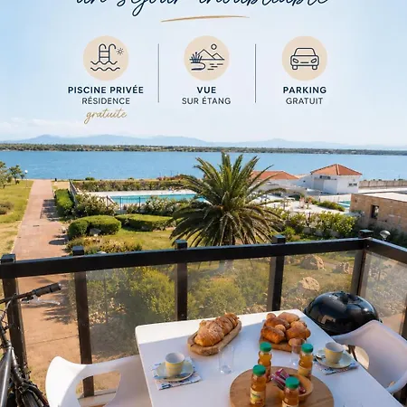 L'echapee Marine - Piscine Gratuite - Vue - Parking Le Barcares